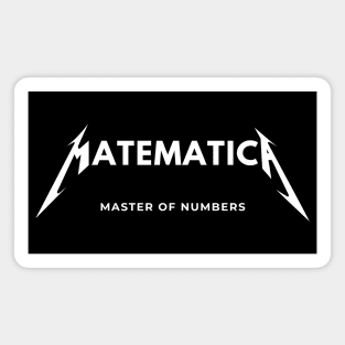 Mathematics Master of Numbers Magnet